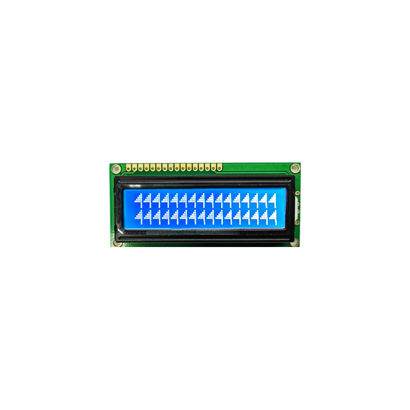 16x2 字元 LCD 顯示器 STN 藍色顯示幕