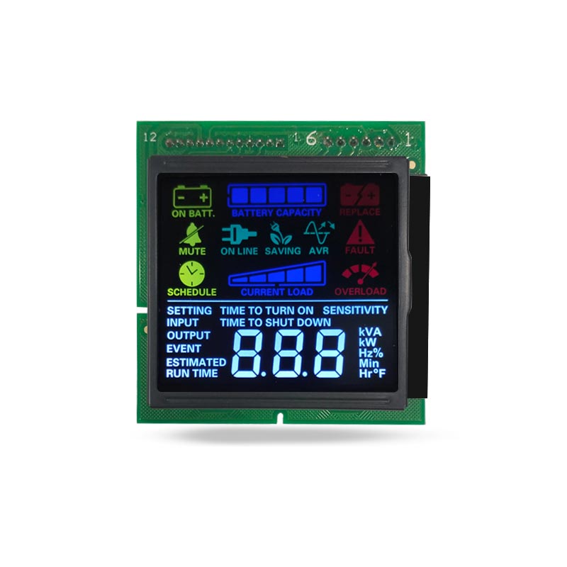 段LCD顯示VA負LCD模式